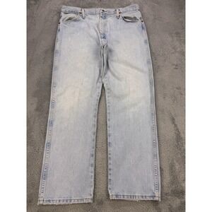 Wrangler Jeans Men 38x30 Blue Cowboy Cut Denim Western 13MWZ